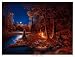 Still of the Night by Jim Hansel. PLAQUE MOUNTED. 16.07 inches width by 11.98 inches height. Highest Quality Art Poster Print