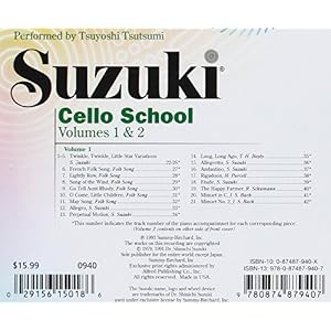 Tsuyoshi Tsutsumi Performs Suzuki Cello School (Volume 1 and 2)