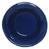Blue Fish Ceramic Pottery Salmon Dip Bowl Set of Four 5" x 1.5"