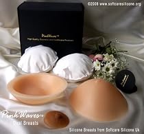 PinkWavesTM Oval Silicone Breasts