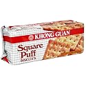 Khong Guan Square Puff Biscuits, 7.05-Ounce Pack (Pack of 24)