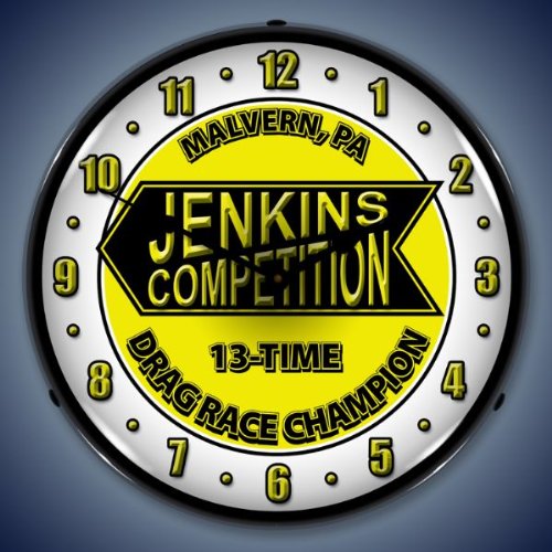 Jenkins Competition Drag Race Wall Clock