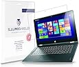 iLLumiShield - Lenovo Yoga 2 Pro Screen Protector Japanese Ultra Clear HD Film with Anti-Bubble and Anti-Fingerprint - High Quality (Invisible) LCD Shield - Lifetime Replacement Warranty - [2-Pack] OEM / Retail Packaging
