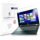 iLLumiShield - Lenovo Yoga 2 Pro Screen Protector Japanese Ultra Clear HD Film with Anti-Bubble and Anti-Fingerprint - High Quality (Invisible) LCD Shield - Lifetime Replacement Warranty - [2-Pack] OEM / Retail Packaging