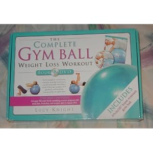 The Complete Gym Ball Weight Loss Workout Book DVD & 65cm Ball
