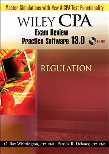 wiley cpa examination review practice software 130 reg