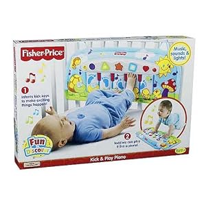 Fisher-Price Kick and Learn Piano by Fisher-Price