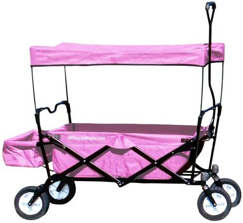 EasyGoWagon Folding/Collapsible Utility Wagon, Pink
