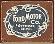 Ford - Historic Logo Metal Tin Sign 16" X 12.5"