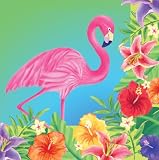 Hibiscus Flowers Luncheon Napkins - Flamingo