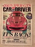 Car And Driver June, 2012 fiat 500 ABARTH VS. MINI COOPER JCW, NASCAR WHAT REALY WENT DOWNNAT THE DAYTONA 500, MERICA'S BAD BOY : IT IS BACK
