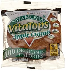Vitalicious VitaMuffin VitaTops, Apple Crumb, 2-Ounce Packages (Pack of 24)