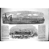 1854 の弾幕の川のナイルエジプトの進水の船ナポレオン Iii Ardrossan