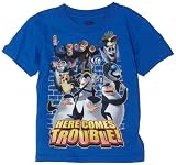 Freeze Boys 2-7 Madagascar Penguins Tee,Blue,5//6