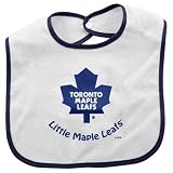 NHL Toronto Maple Leafs White Snap Bib with Team Logo