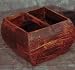 LI9032D-Chinese Rice Bucket, circa 1880, Shanxi China, Northern Elm (Yumu), Antique Asian Decor: Ric