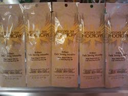 5 Packets of Phoenician Dark Intensifier color enhancing tanning bed lotion