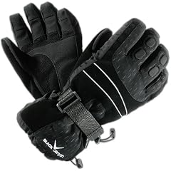 BLACK CANYON Skihandschuhe f�r Damen und Herren mit NEXTEX Membrane und THINSULATE, Windabweisend, Wasserabweisend, Atmungsaktiv, sehr warm, schwarz