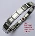 SILVER SCALER NANO ENERGY BRACELET NEGATIVE ION WITH FIR STONE BALL AND GERMANIUM STONE- BEAUTIFUL GIFT