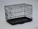 Best Pet Black 20" Single-Door Suitcase Style Folding Metal Dog Crate - 20"(l) x 15"(w) x 18"(h)