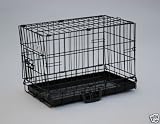 Best Pet Black 20 Single-Door Suitcase Style Folding Metal Dog Crate - 20(l) x 15(w) x 18(h)