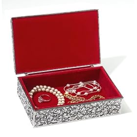 Silver Plated Jewelry Box by BRAND%20NOT%20SPECIFIED