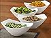 Over-and-Back 4-Piece Porcelain Serving Bowl Set