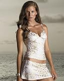 Newport News Rose print tankini top