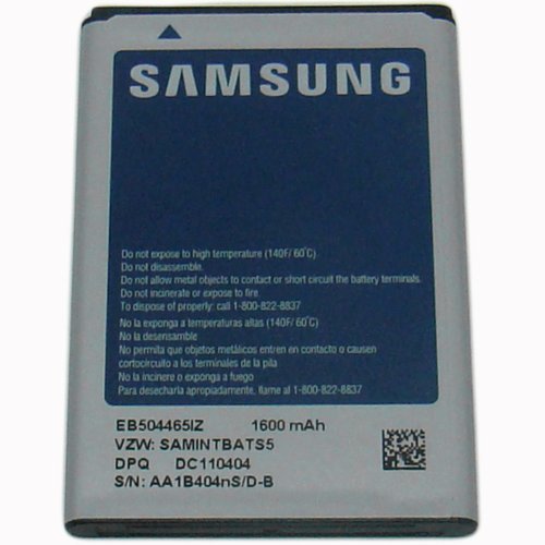 Genuine Samsung EB504465IZ 1600mAh Standard Li-Ion Battery for Samsung DROID Charge i510 Genuine Samsung EB504465IZ 1600mAh Standard Li-Ion Battery for Samsung DROID Charge i510