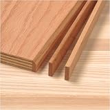 Solid Wood Edging - Red Oak Trim, 4' Length