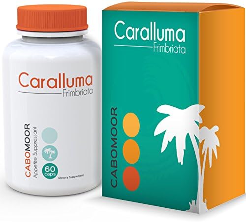 Caralluma Fimbriata Appetite Suppressant by Cabomoor For Weight Loss Management, Improves Metabolism and Helps Convert Fats Into Lean Muscle Mass To Lose Weight Fast 100% Natural - 60 Veggie Capsules