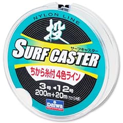 ダイワ(Daiwa) サーフキャスター4色ちから糸付R 2号-12号