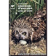 Oiseaux d'europe. tome 3 : nids et oeufs. i53f .