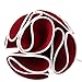 Argositment Wedding White Edge Boutonniere for Men's Suit Handmade Lapel Pin Flower (Pkg of 11 Color)