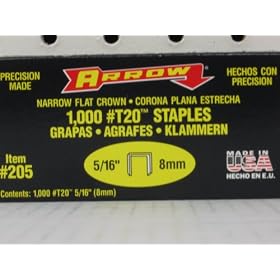 Arrow Fastener #205 T-20 5 16 Staple by ARROW FASTENER