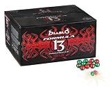 Sporting Goods : Diablo Formula 13 Paintballs - 2000 Rounds - Red / Green Shell - White Fill