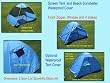Self Expanded Screen Tent Waterproof Cover Only