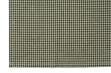 Dunroven House 820-431 Minicheck Tea Towel in Green with White Background- Pack of 6