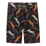 Cherokee Green Boys Jam Short Lizard Camo - S