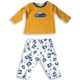 SnoPea - Newborn/Infant Baby Boys Long Sleeved Pant Set, Orange, White