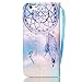 iPhone 6S Case,iPhone 6 Case,JanCalm [Wrist Strap Design][Kickstand] Pattern Premium PU Leather Wallet [Card/Cash Slots] Flip Cover for iPhone 6/6S *Including-ONE Crystal Pen (Aeolian Bells)