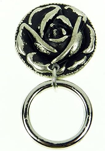 The Smart Pin - Rose - Antique Silver Tone Magnetic Eyeglass Pin
