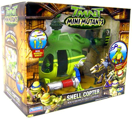  Teenage Mutant Ninja Turtles TMNT Mini Mutants Vehicle Shell Copter
