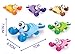 4pcs/Lot Wind Up Toy Wind-Up Animal for Baby, Toddler and Kid (Cow + Giraffe + Lobster + Penguin)