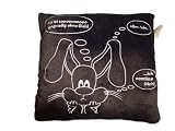 Zoom Produkt-Bild: Pl&uuml;schkissen / Sofakissen mit Spr&uuml;che, Oberstoff und F&uuml;llung - Polyester, Gr&ouml;&szlig;e: ca. 35 x 35 cm, "Mir ist soooo langweilig ohne Dich!"