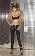 Elegant Moments Zip front vinyl pants V9207