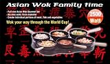Aisan Princess Wok Set Elektrowok Family Set mit 6 Wok Pfannen 2500 Watt NEU