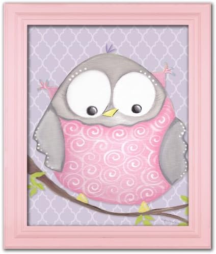 Doodlefish Wall Art, Octavia Owl, 15"x18"