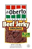 Oh Boy! Oberto Thin Style Beef Jerky Original, 3.5-Ounce Packages (Pack of 6)