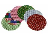 Click for more about Kitchen Craft Fabric Jar Covers for Home Preserving, Pack of 6 - Kitchen Craft.
